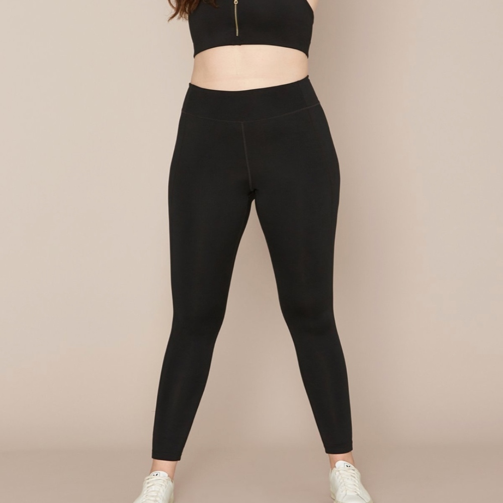 Girlfriend Collective Black Compressive Leggings
